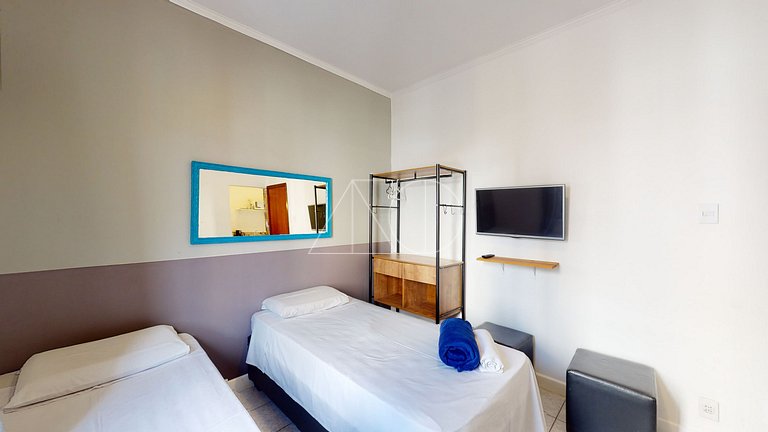 Apartamento Vila Madalena para até três pessoas