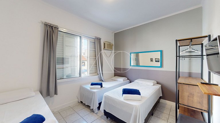 Apartamento Vila Madalena para até três pessoas