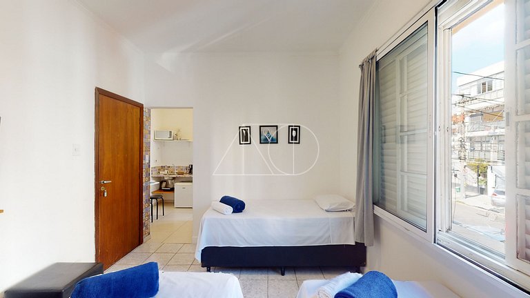Apartamento Vila Madalena para até três pessoas