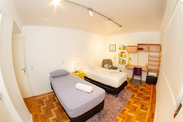 Apartamento mobiliado - longa estadia - Pinheiros - São Paul