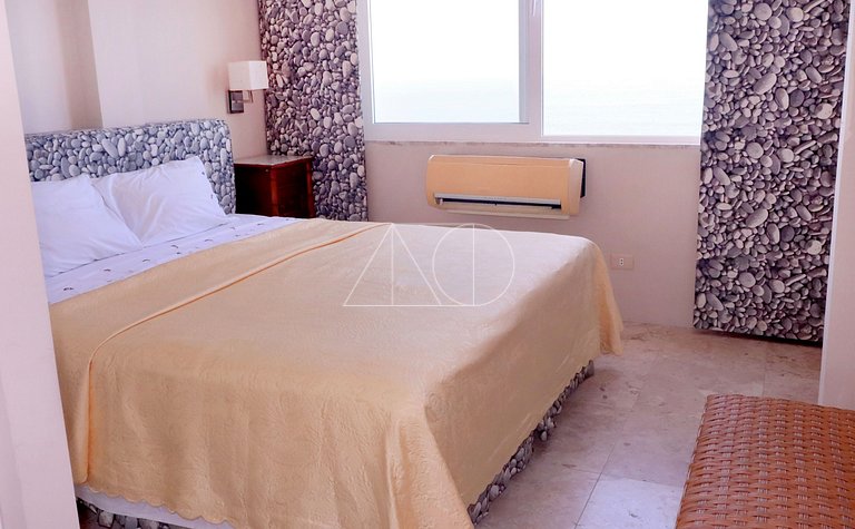 OBA 126-1 Apartamento muito elegante beira mar na Barra